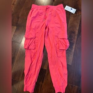 Lululemon Dance Studio Relaxed Fit Cargo Jogger MR Glaze Pink Sz M
